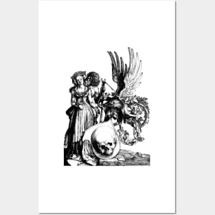 Coat of Arms with a Skull - Albrecht Dürer Posters and Art